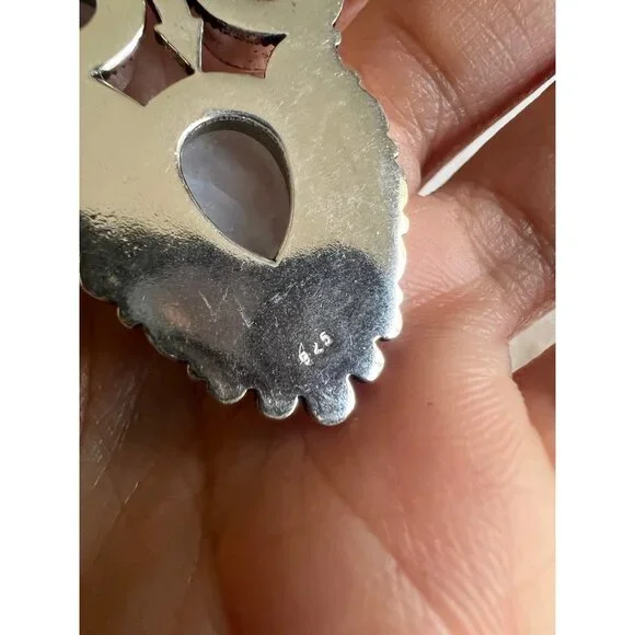 925 OWL Spirit Guide Rainbow Flash Moonstone Pendant Necklace - Picture 9 of 9